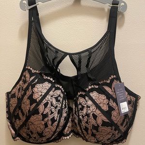 Cacique seriously sexy black high neck balconette